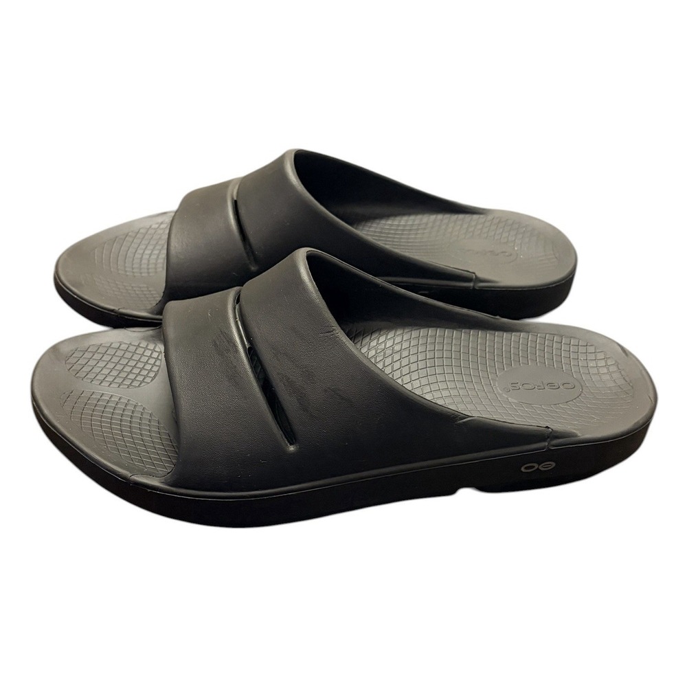 Oofos Sandal Mens 14 Recovery Ooahh Dual Strap Slip On Comfort Casual Training